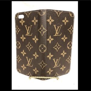 Louis Vuitton Monogram Folio IPhone 6 Plus Case M61423 LV E4360